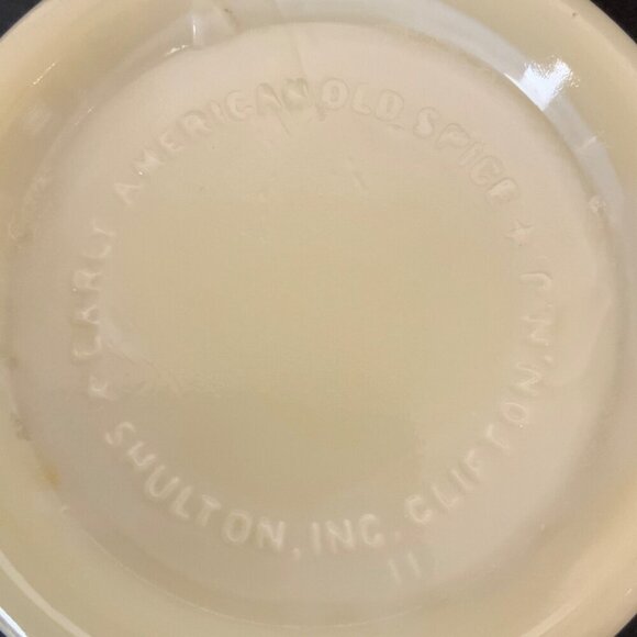 Vintage Old Spice Shaving Mug Ship Friendship Shulton Inc 1940s-50s - Picture 9 of 9